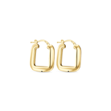 Puffy Rectangular Earrings