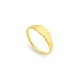 Thin Square Signet Ring