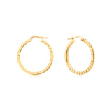 Textured Round Hoops