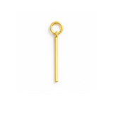 Bar Hoop Charm