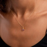 Amethyst Round Pendant