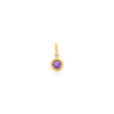 Amethyst Round Pendant