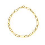 Large Paperclip Chain Bracelet