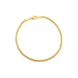 Thin Flat Curb Bracelet