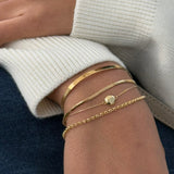 Thin Rolo Chain Bracelet