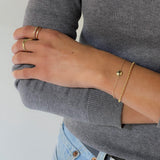 Thin Rolo Chain Bracelet