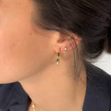 Ribbed Flat Hoops 25MM