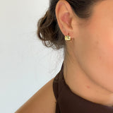 Bold Cigar Huggie Hoops