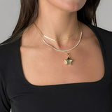 Chunky Puffy Star Pendant