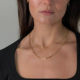Large Paperclip Chain Necklace