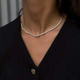Diamond Tennis Necklace 2.5mm – HRD Certified