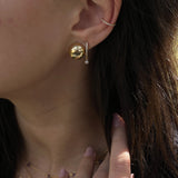 Button Dôme Stud Earrings