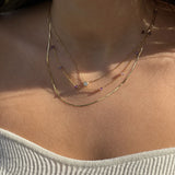 Amethyst Station Necklace