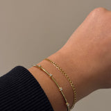 Thin Flat Curb Bracelet