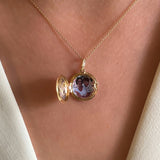 Round Locket Necklace