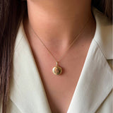 Round Locket Necklace