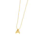 Letter Pendant Necklace