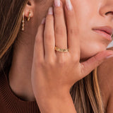 Scattered Ribbed Ring