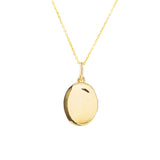 Oval Locket Necklace