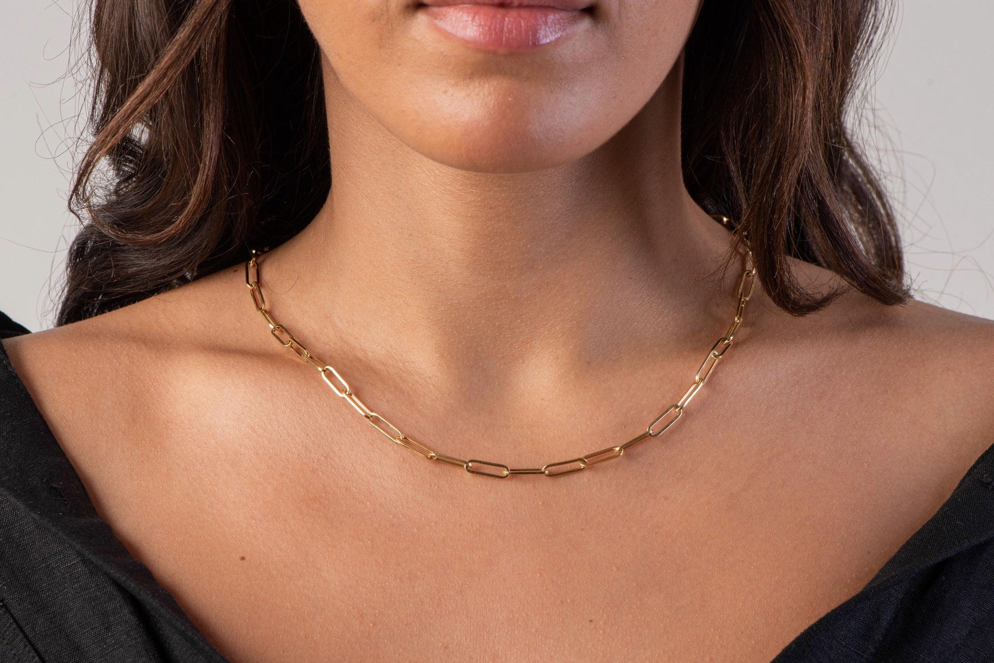 Large Paperclip Chain Necklace - CIEL