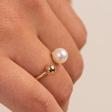 Open Pearl Ring