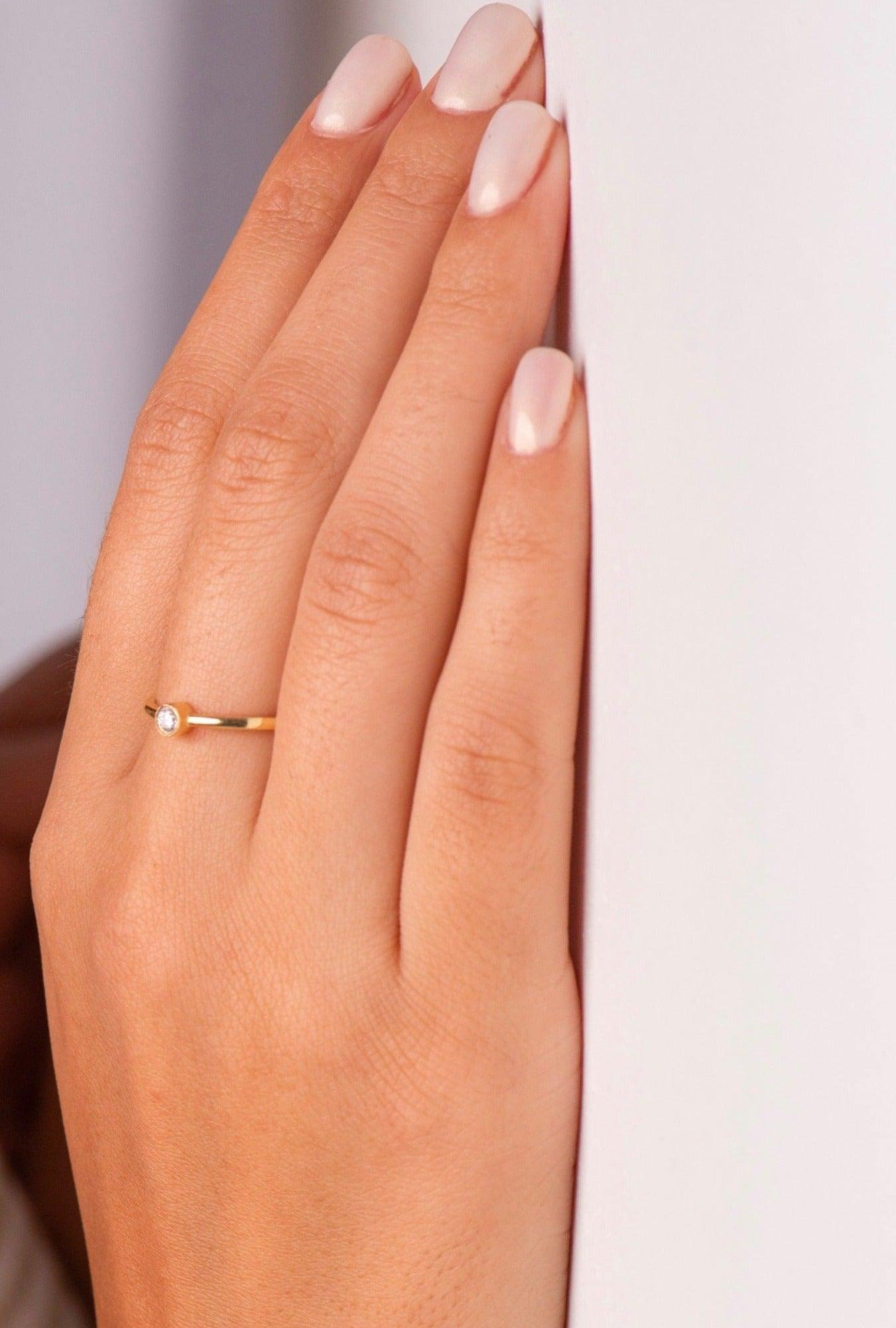 Diamond Bezel Ring - CIEL