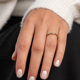 Scattered Diamond Ring