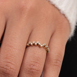 Scattered Diamond Ring