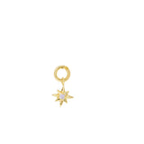 Diamond Stardust Hoop Charm