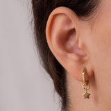 Star Hoop Charm