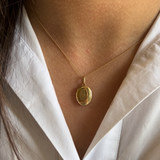 Oval Locket Necklace