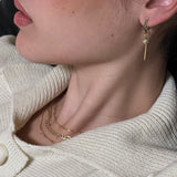 Diamond Stardust Hoop Charm