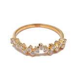 Scattered Diamond Ring