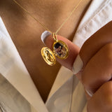 Oval Locket Necklace