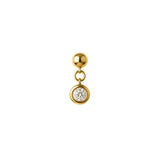 Diamond Bezel Slide Charm