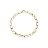 Oval Paperclip Chain Bracelet