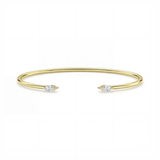 Marquise Diamond Open Bangle