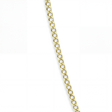 Thin Flat Curb Chain Necklace