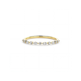 Marquise & Round Diamond Band
