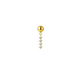 Quadruple Diamond Slide Charm