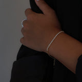 Diamond Half Tennis Bracelet 2.5mm - HRD Antwerp Certified