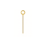 Pavé Diamond Bar Hoop Charm