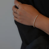 Diamond Half Tennis Bracelet 2.5mm - HRD Antwerp Certified