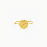 Hammered Coin Ring