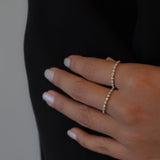 Marquise & Round Diamond Band