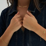 Dot Station Necklace