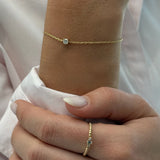 Solo Round Diamond Bracelet