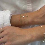 Solo Pear Diamond Bracelet