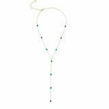 Turquoise Lariat Necklace