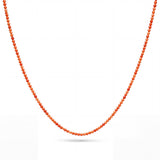 Coral Aperol Spritz Necklace